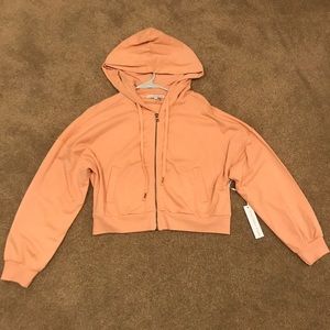 NWT Young Fabulous & Broke Zip Up Hoodie